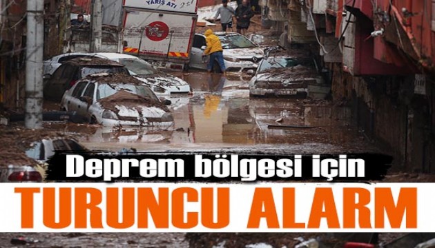 Meteoroloji saat saat uyardı: Deprem bölgesi için turuncu alarm!