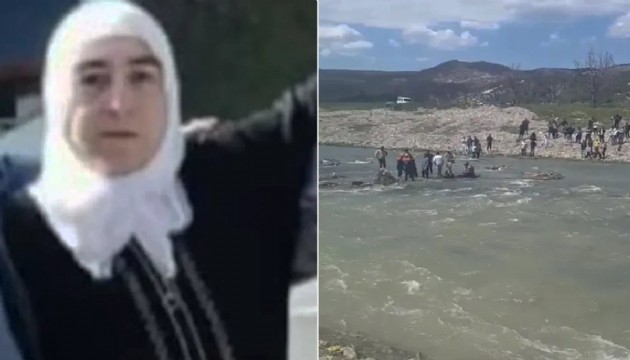 Çayda kaybolan kadının cesedi bulundu