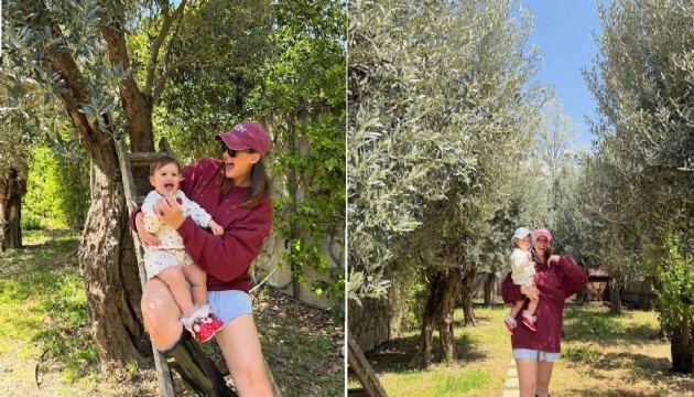 Gizem Karaca minik kızıyla anılarını paylaştı!