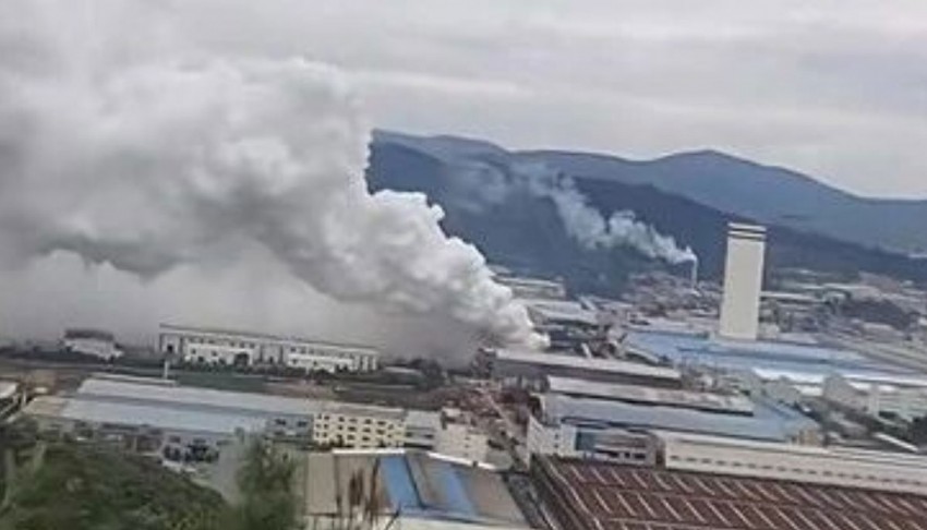 Çin'de kimya tesisinde yangın: Yüzlerce kişi tahliye edildi