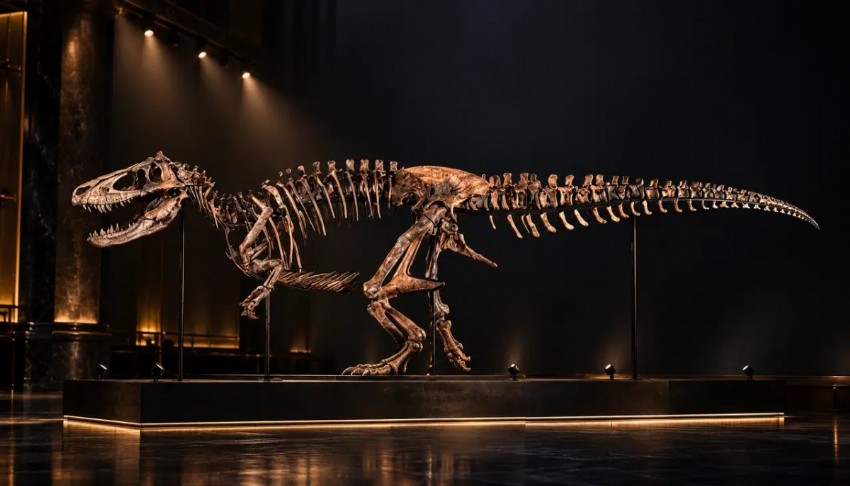Dinozor fosiline servet ödediler: 47,3 milyon dolara satıldı