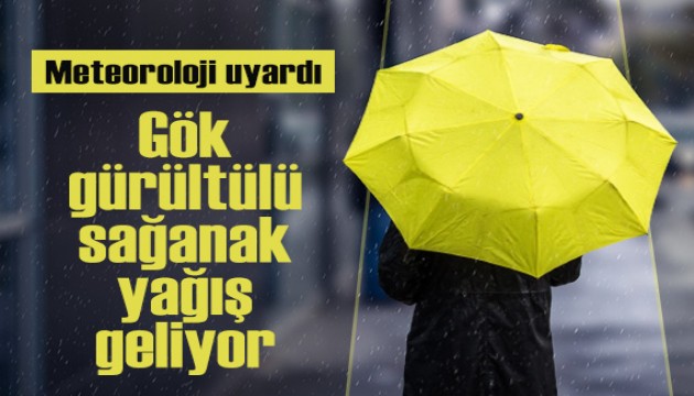 Meteoroloji'den gök gürültülü sağanak yağış uyarısı! Bu illerde yaşayanlar dikkat...