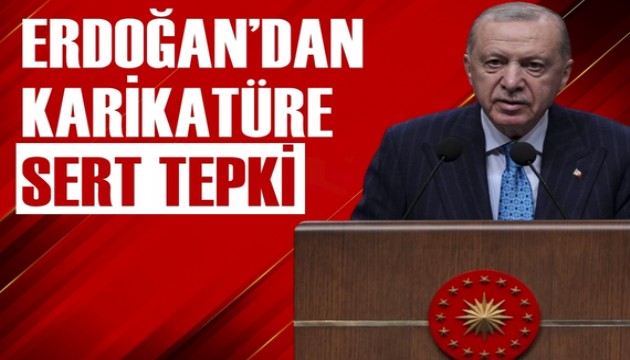 Erdoğan: Mizah kisvesiyle yapılan açık bir kışkırtma
