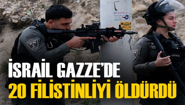 İsrail, Gazze'nin kuzeyine düzenlediği saldırılarda 20 Filistinliyi öldürdü