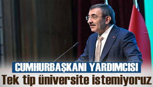 'Tek tip üniversite istemiyoruz'