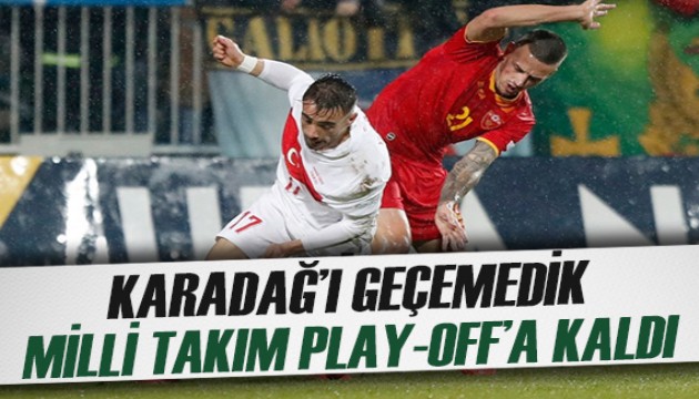 A Milli Takım, Uluslar Ligi'nde play-off'a kaldı