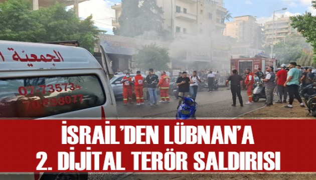 İsrail'den Lübnan'a 2. dijital terör saldırısı