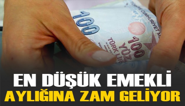 En düşük emekli aylığına zam hazırlığı