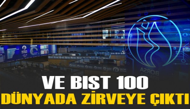 BIST 100 dünya endeksleri arasında zirvede