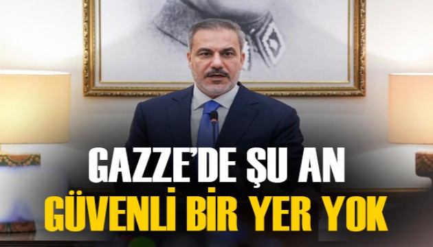 'Şu anda Gazze'de güvenli sayılabilecek bir yer yok'