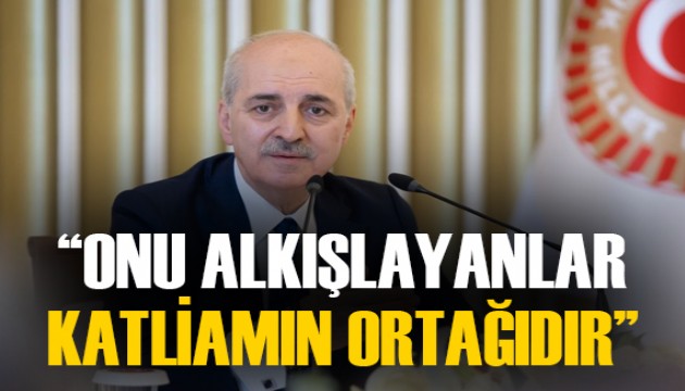 Kurtulmuş: Netanyahu'yu ayakta alkışlayan topluluk katliamın ortağıdır