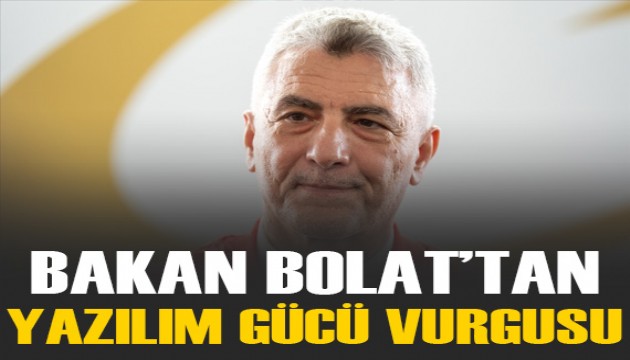 Bakan Bolat: Yazılım teknolojisinde 3,5 milyar dolar yıllık ihracatı olan bir ülkeyiz