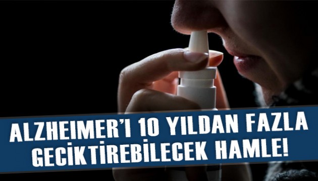 Alzheimer'ı 10 yıldan fazla geciktirebilecek hamle