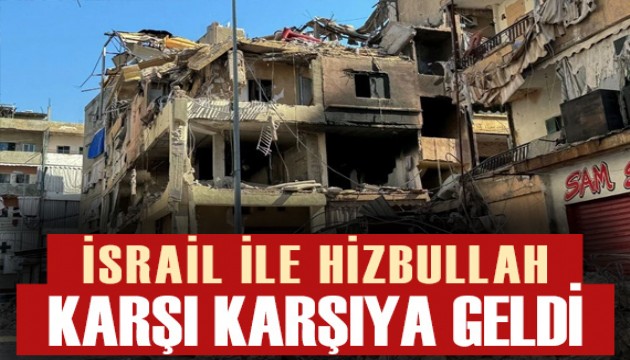 İsrail ile Hizbullah, Lübnan'ın güneyinde, karada 15 noktada karşı karşıya geldi