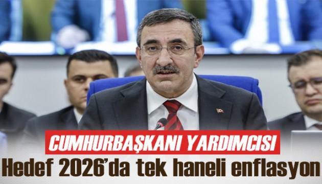 Cumhurbaşkanı Yardımcısı Yılmaz: 2026'da tek haneli enflasyonu hedefliyoruz