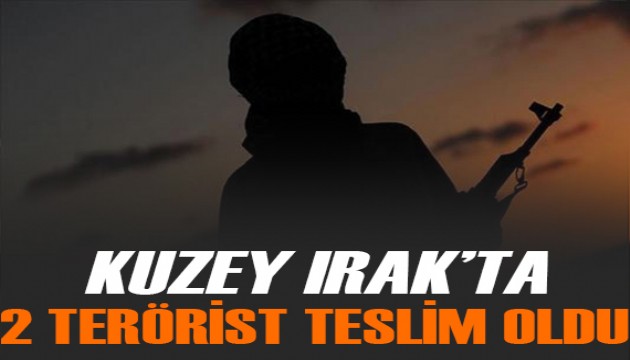 Irak'ın kuzeyinden kaçan 2 terörist teslim oldu