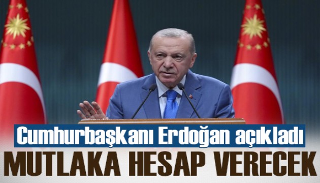 Cumhurbaşkanı Erdoğan: Narin’i katledenlerin mutlaka hesap vermesini sağlayacağız