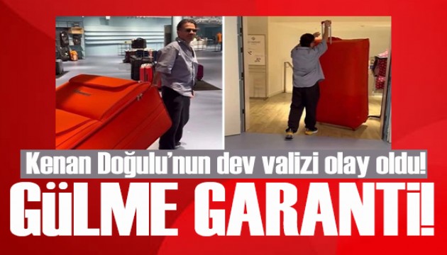Kenan Doğulu'nun dev valizi olay oldu!