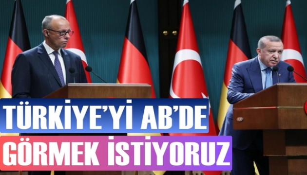 Cumhurbaşkanı Erdoğan'dan kritik AB üyeliği mesajı