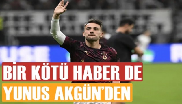 Galatasaray'a Yunus'tan bir kötü haber daha