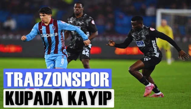 Trabzonspor, Türkiye Kupası'na mağlubiyetle başladı