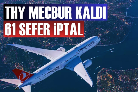 THY kar yağışı nedeniyle 61 seferini iptal etti