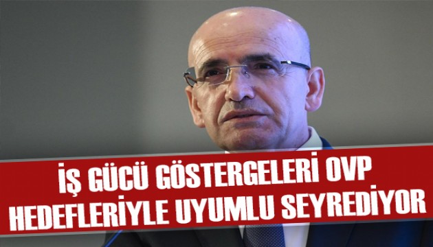 Bakan Şimşek: İş gücü göstergeleri OVP hedefleriyle uyumlu seyrediyor