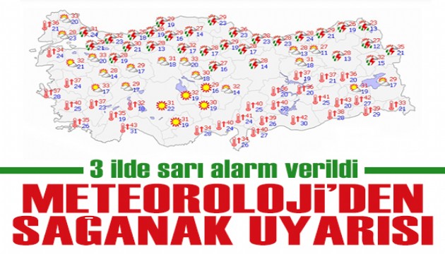 Meteoroloji'den sağanak ve fırtına uyarısı: Bu illerde yaşayanlar dikkat!