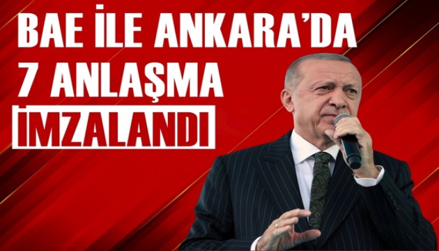 Erdoğan, BAE lideri El Nahyan ile bir araya geldi