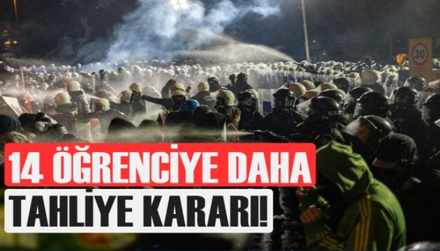 Saraçhane protestolarında tutuklanan 14 öğrenciye tahliye
