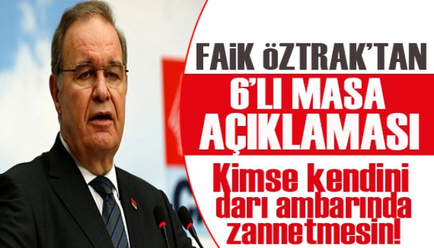 CHP’den altılı masa açıklaması… Kimse kendini darı ambarında zannetmesin!