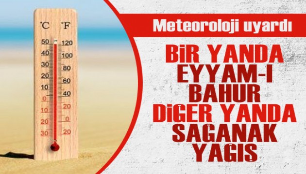 Meteoroloji uyardı: Bir yanda Eyyam-ı Bahur, diğer yanda sağanak yağış!