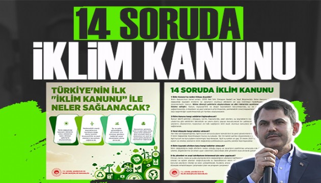 Türkiye'nin ilk İklim Kanunu neler getiriyor? 14 soruda İklim Kanunu
