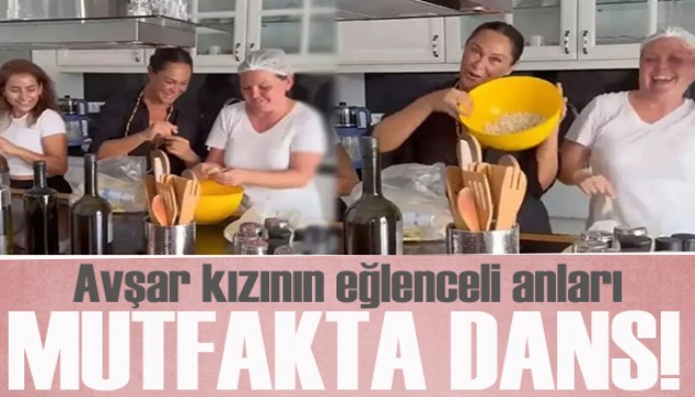 Hülya Avşar evinde mutfağa girdi!