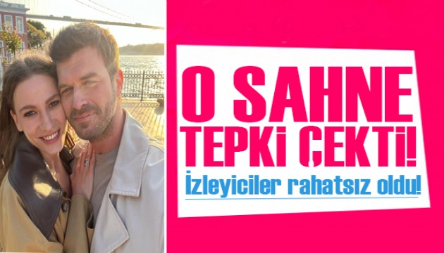 Kıvanç Tatlıtuğ ve Serenay Sarıkaya'nın o sahnesi tepki çekti