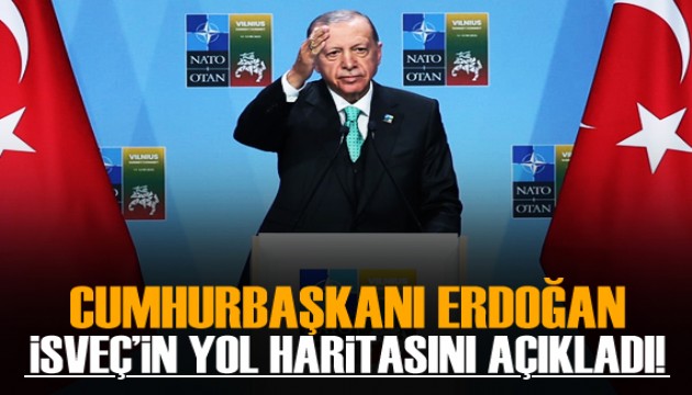 Cumhurbaşkanı Erdoğan, İsveç'in yol haritasını açıkladı!