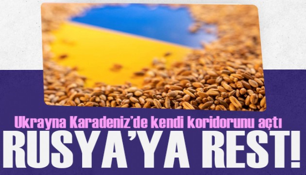 Ukrayna Rusya'ya rest çekti! Karadeniz’de kendi koridorunu açtı