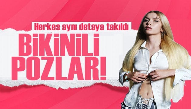 Aleyna Tilki'den bikinili pozlar! Herkes o detaya takıldı