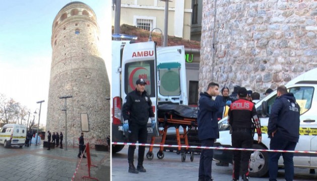 Galata Kulesi'nde intihar! 22 yaşındaki genç hayatını kaybetti