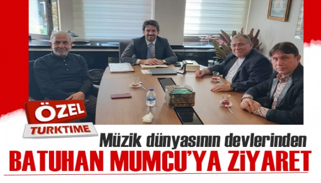 MÜZİK DÜNYASININ DEVLERİNDEN BATUHAN MUMCU'YA ZİYARET