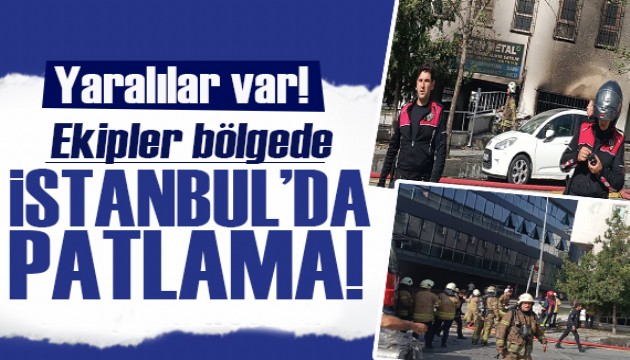 İstanbul'da patlama: Yaralılar var