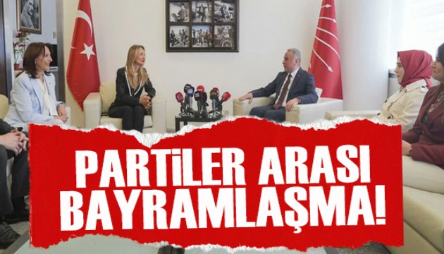Ankara'da siyasi partiler arasında bayramlaşma günü