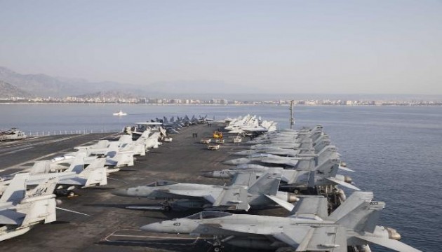 Dünyanın en büyük uçak gemisi USS Gerald R. Ford, Antalya'da