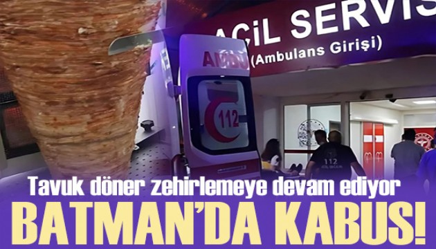 Batman’da okul kantinindeki döner 40 öğrenciyi hastanelik etti