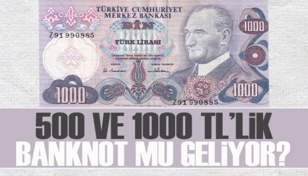 Merkez Bankası Başkanı Açıkladı: 500 ve 1000 TL'lik banknot mu geliyor?