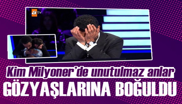 Kim Milyoner Olmak İster'de Kenan İmirzalıoğlu gözyaşlarına hakim olamadı