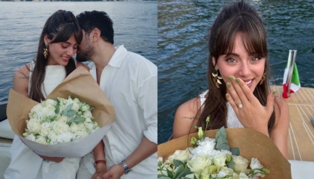 Sıla Türkoğlu sevgilisi Ata Ayyıldız'dan evlenme teklifi aldı