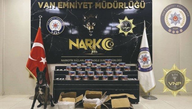 Van'da uyuşturucu operasyonu: 113 kilo ele geçirildi