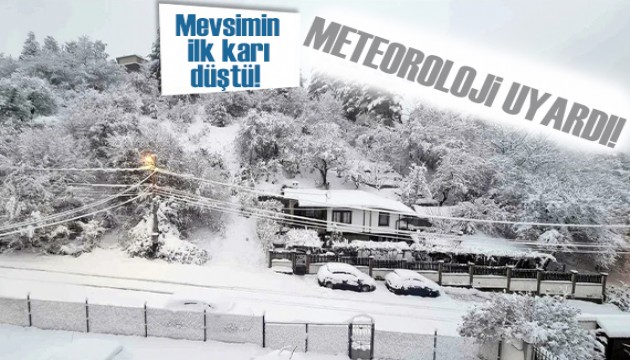 Meteoroloji uyarmıştı! İstanbul'a mevsimin ilk karı düştü!