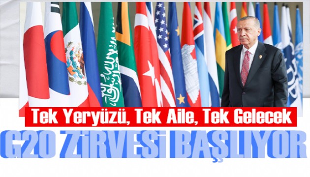 G20 Liderler Zirvesi yarın başlıyor